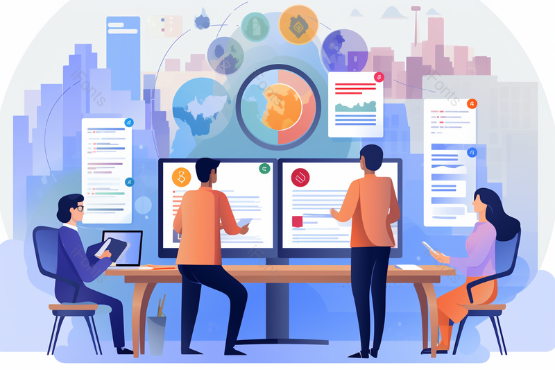 招聘简历矢量插画艺术概念插画,插画/手绘图,插画/手绘图库,插画/手绘图下载,插画/手绘